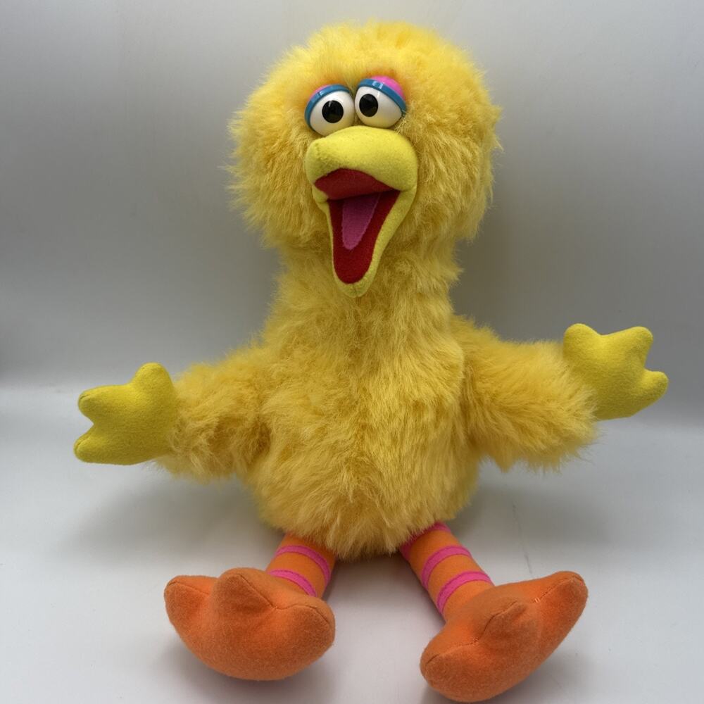 EXCELLENT CONDITION Big Bird Plush 13" Playskool Sesame Street 1986 70205 Vtg
